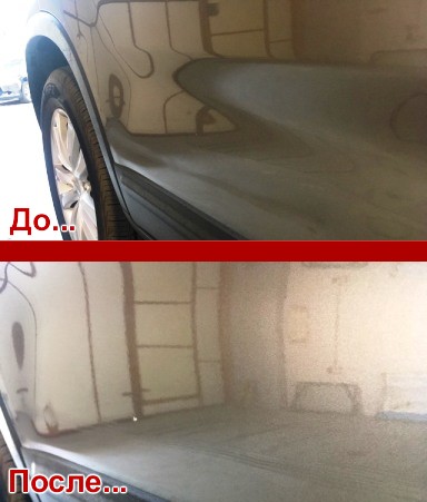 Удаление вмятины двери без покраски Kia Sorento PDR фото